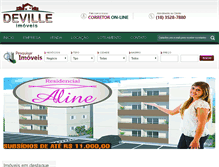 Tablet Screenshot of imoveisdeville.com.br